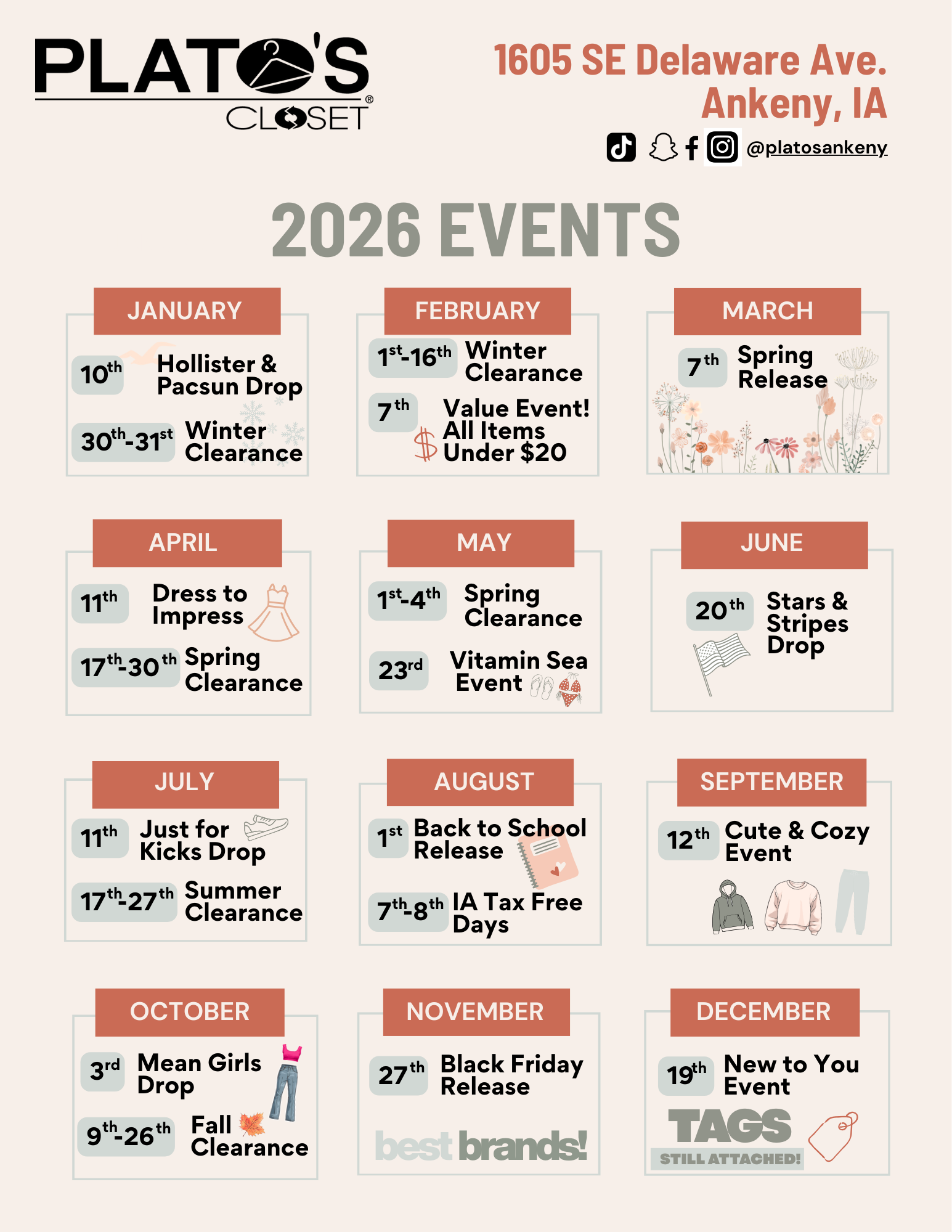 2026 Event Calendar